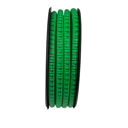 Grippes Cable Marker 7 Green spool of flexible markers for labeling wires and cables