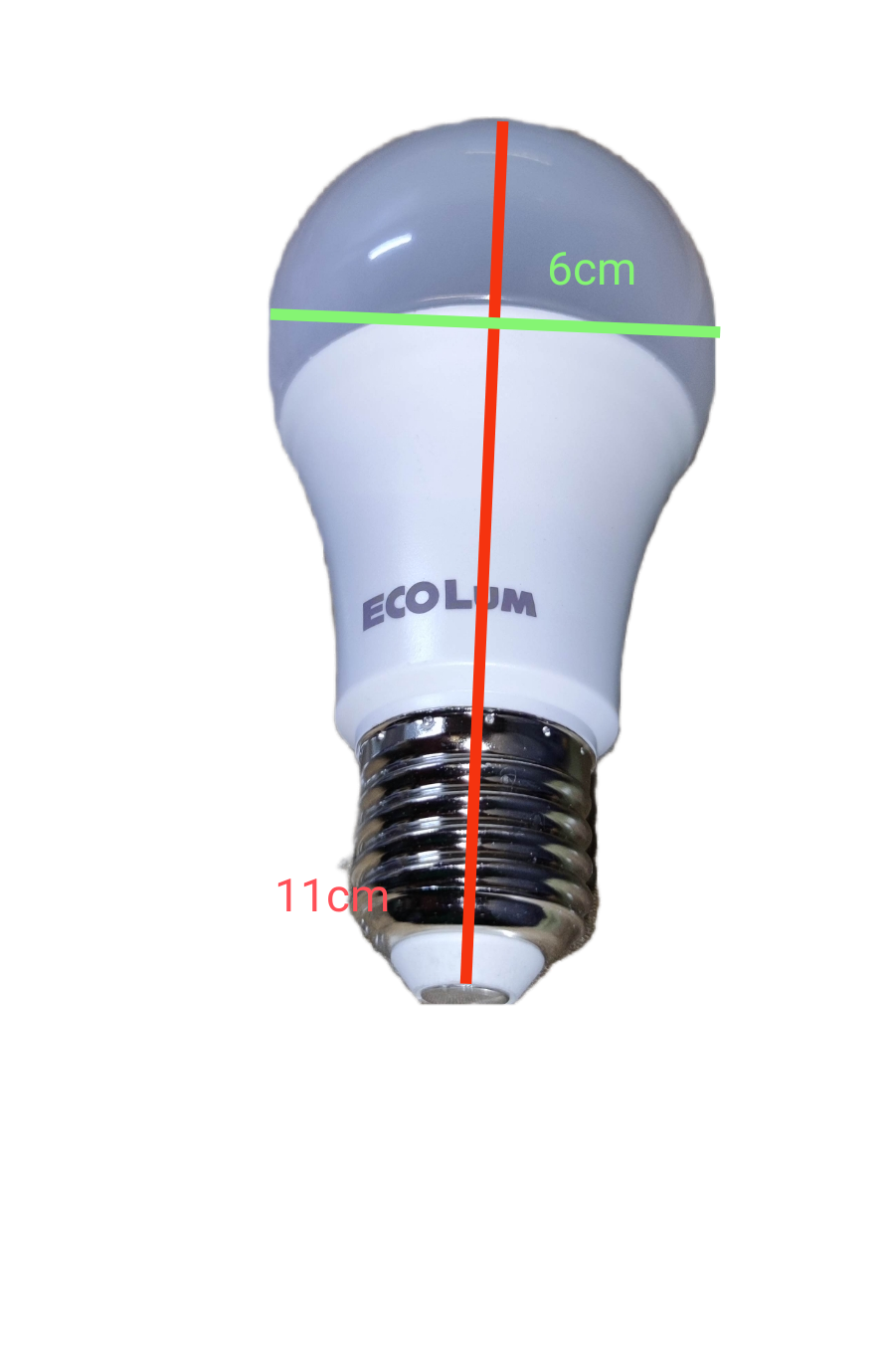 Ecolum 11W LED bulb E27 220V with a sleek design and energy-efficient light output