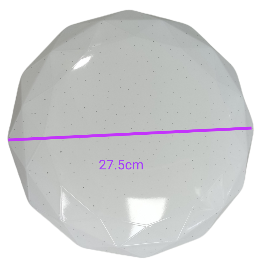 Electx Electrical Supply 12W LED ceiling light daylight 6500K LED 220V with stylish geometric design