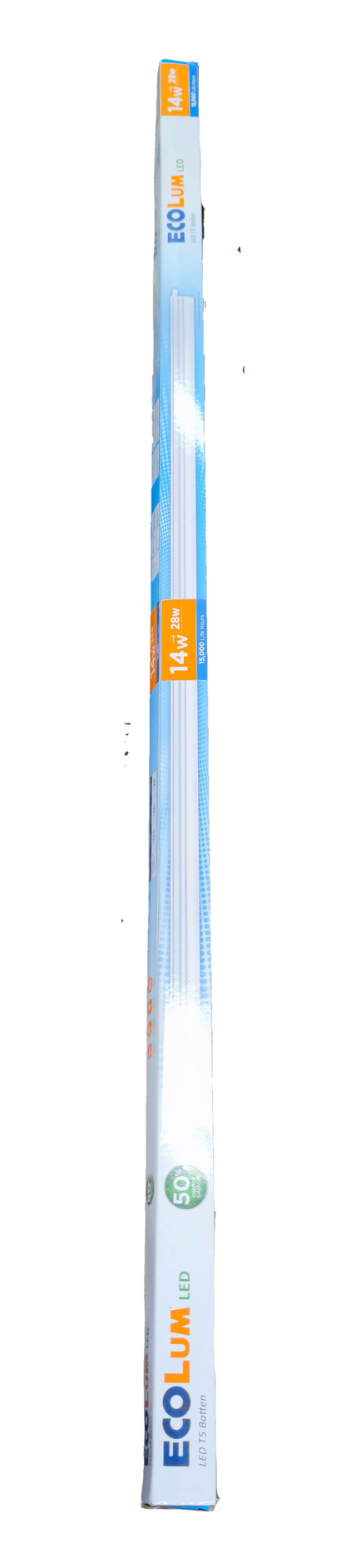 Ecolum 14W T5 LED batten 220V 3000K with slim design for efficient lighting