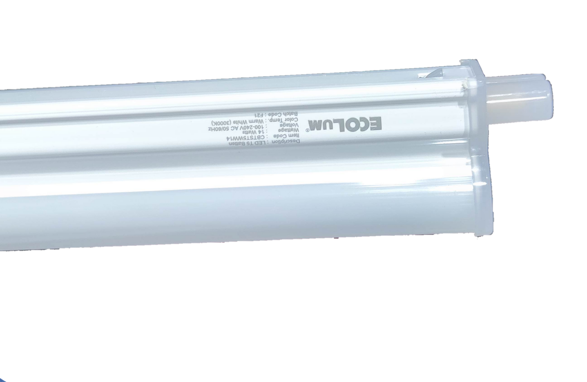 Ecolum 14W T5 LED batten 220V 3000K designed for energy-efficient indoor lighting