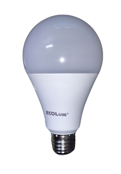 Ecolum 17W 220V LED bulb E27 daylight with white frosted glass and screw base