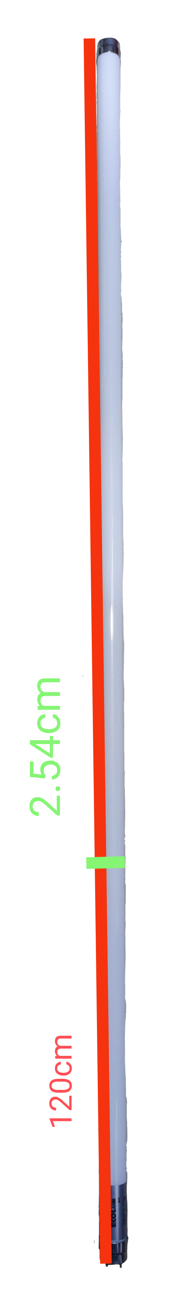 Ecolum 18W LED T8 tube daylight 220V with a slim design for bright and efficient lighting