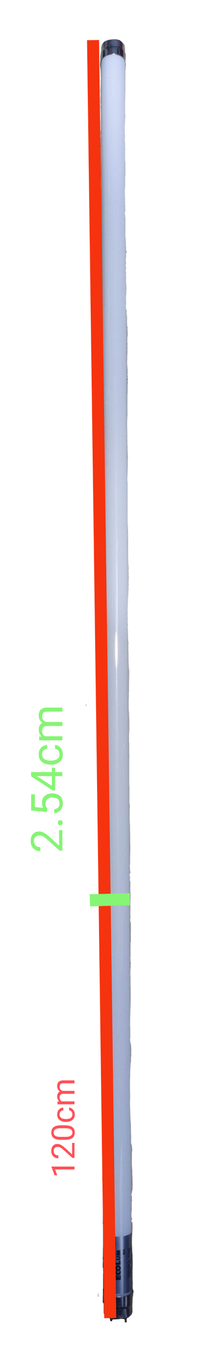 Ecolum 18W LED T8 tube daylight 220V with a slim design for bright and efficient lighting