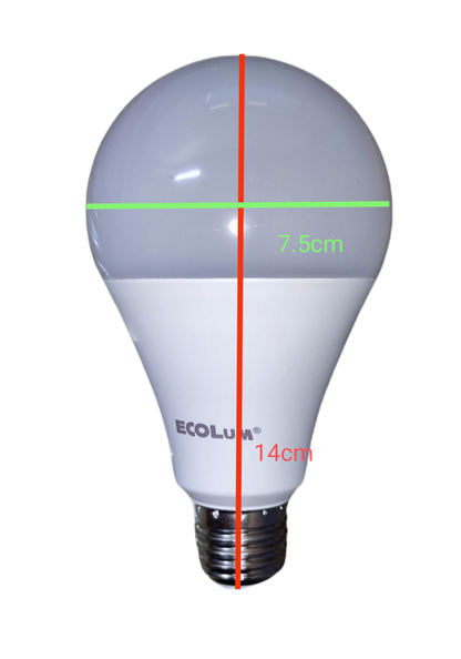 Ecolum 19W LED Bulb 220V E27 Daylight with a sleek round shape and energy-efficient design
