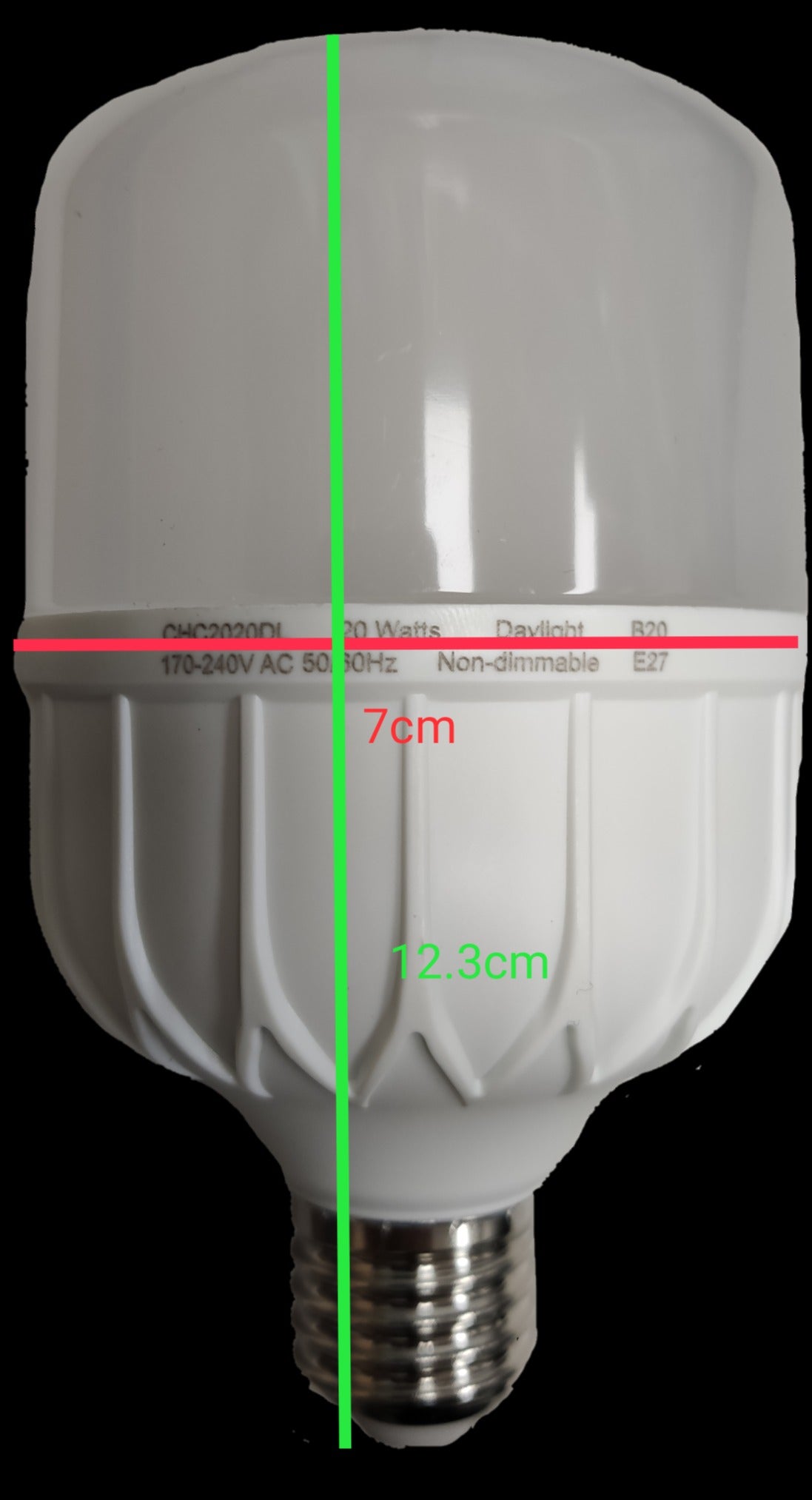 Ecolum 20W LED Capsule E27 Bulb with energy-efficient design for bright lighting