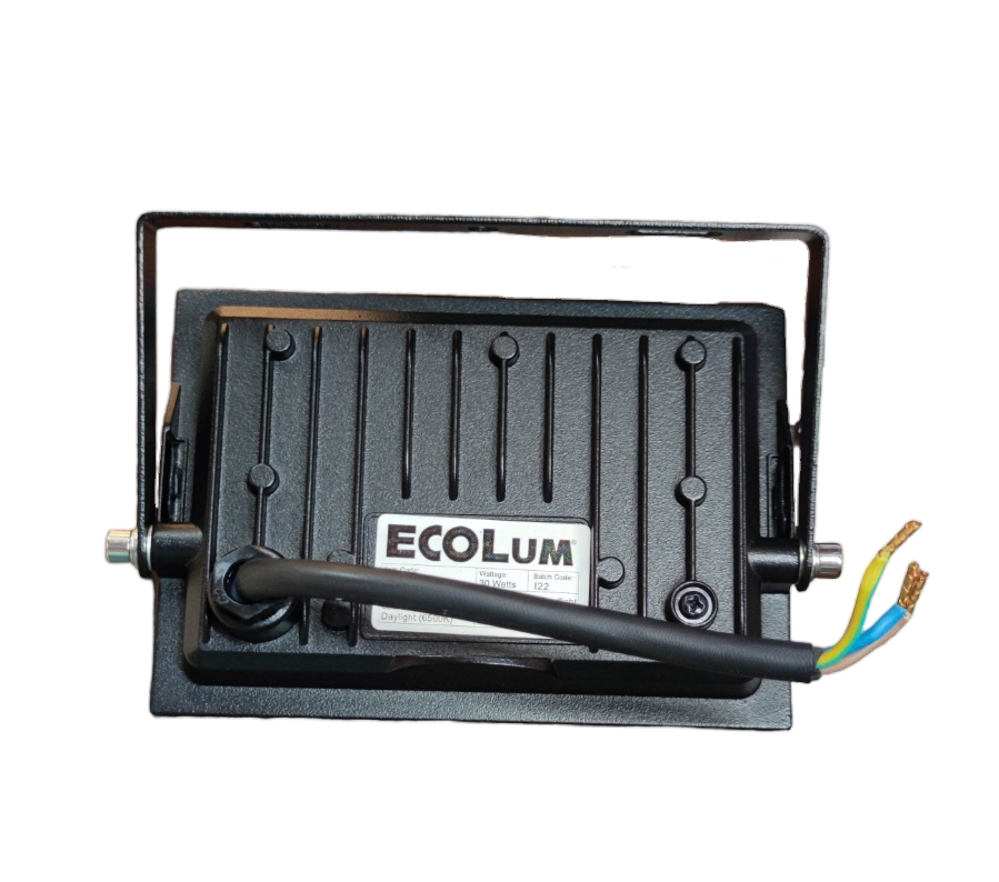 Ecolum 30W LED flood light daylight with durable housing for outdoor lighting solutions