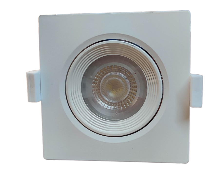 Ecolum 5W daylight 6500K ceiling light with modern square design for bright illumination
