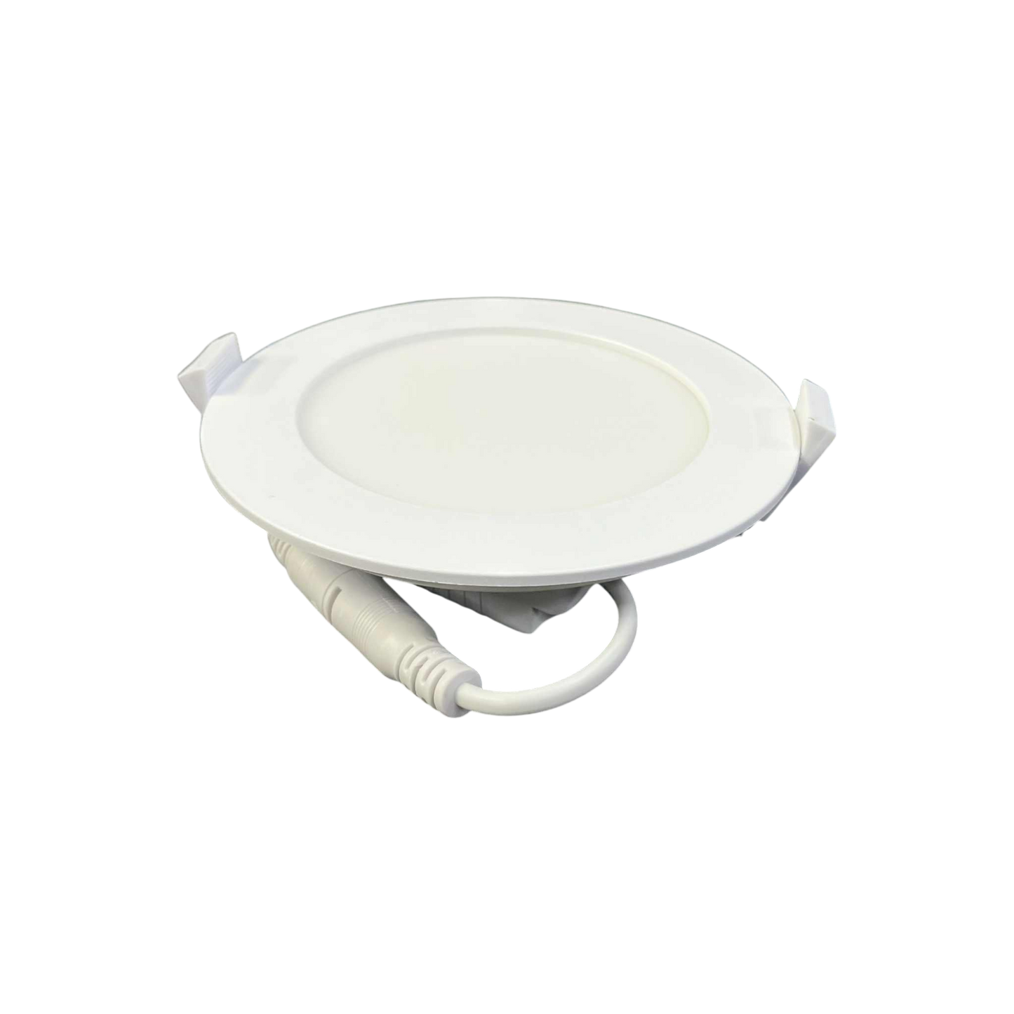 Ecolum 6W LED recessed round downlight in sleek white design for modern home lighting