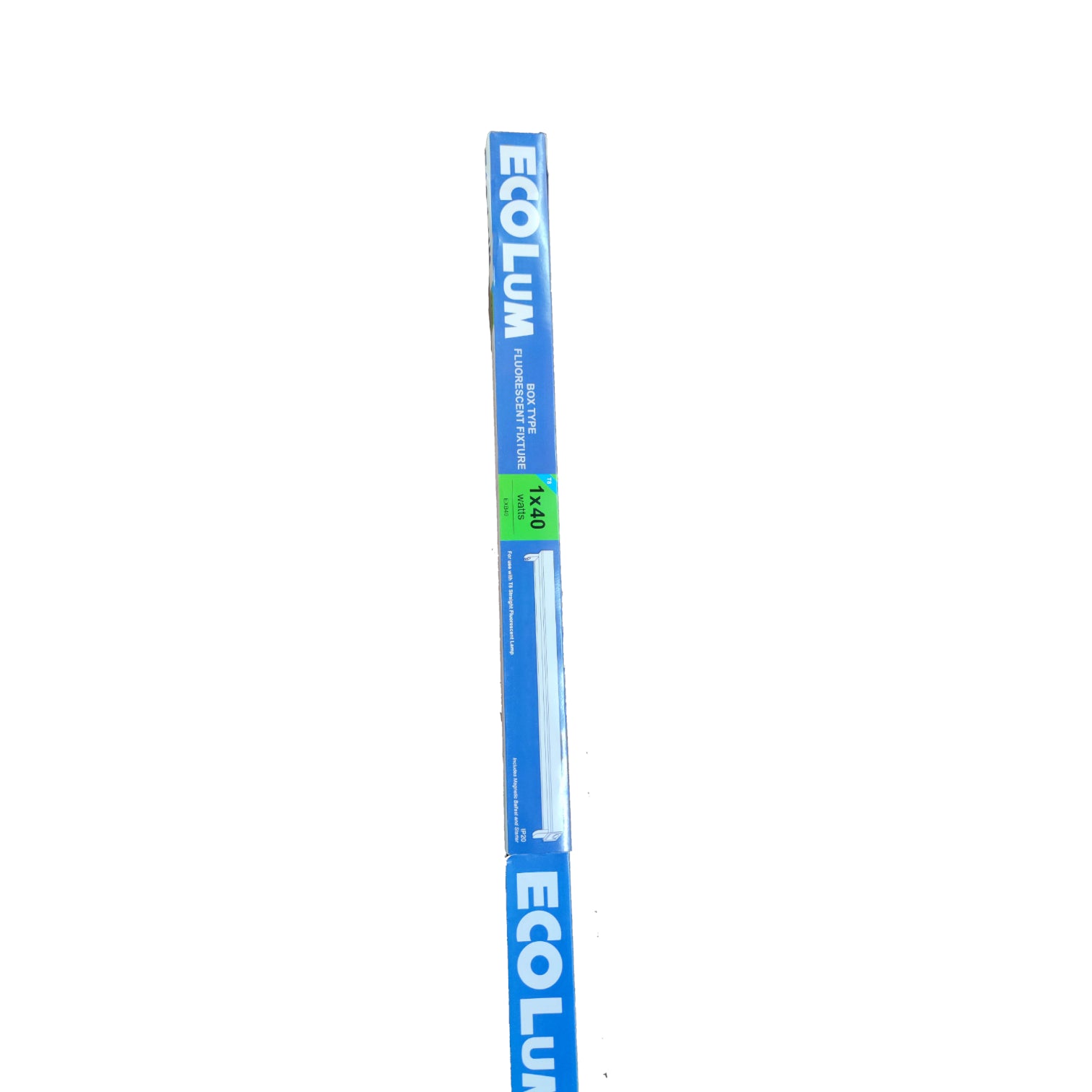 Ecolum fluorescent box type fixture 40W designed for efficient and bright lighting solutions