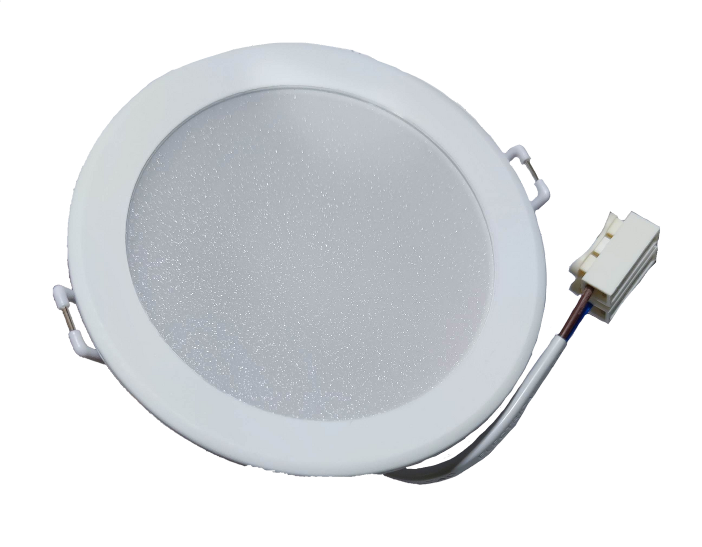 Ecolum tri color LED downlight 7W 220V with a sleek round design for versatile lighting