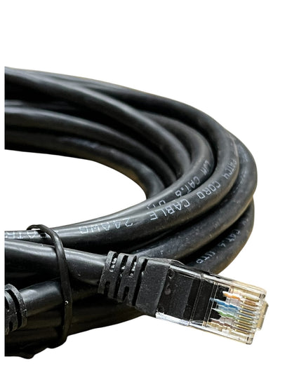 Grippes Cat 6 UTP Patch Cord Cable 24AWG 4Pairs 5meters Black