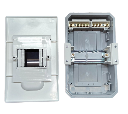 Omni 4 Ways Distribution Panel Box MDP-04PP Recessed Type Distribution Panel for Miniature Circuit Breaker