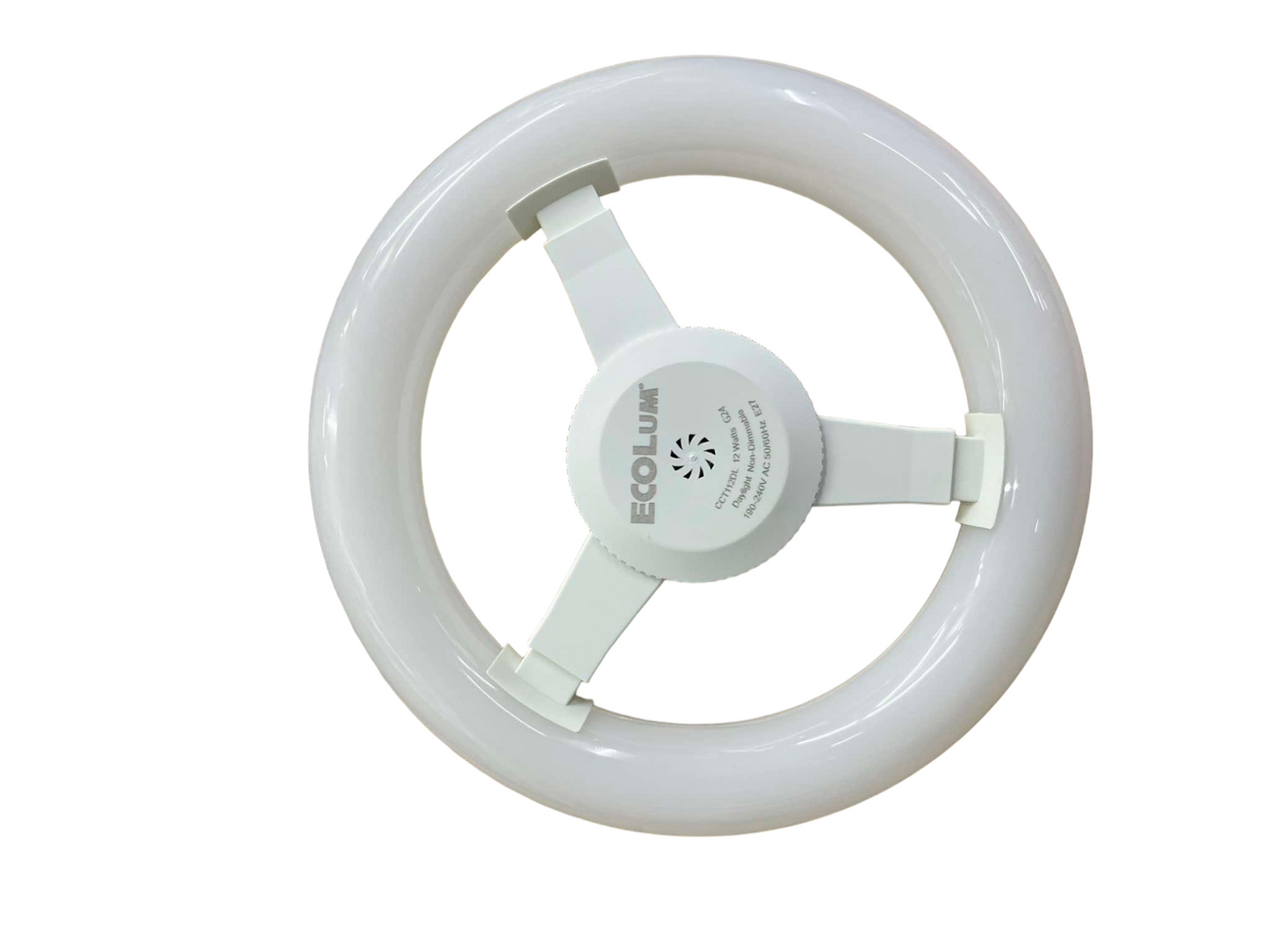 Ecolum 12W LED Circular Tube with E27 Driver 220V Daylight 6500K CCT112DL