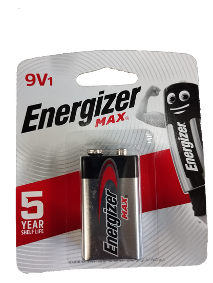 Energizer 9V Battery Alkaline 9V 6LF22