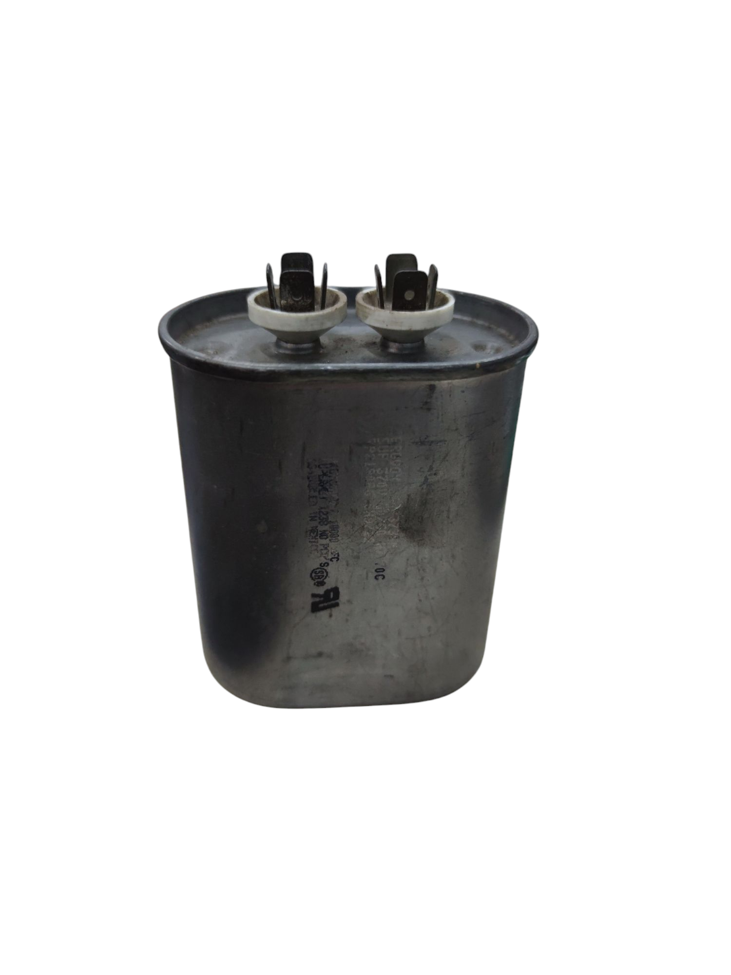 35uF 370V AC capacitor Electric Motors electrical component with metal casing and dual terminals
