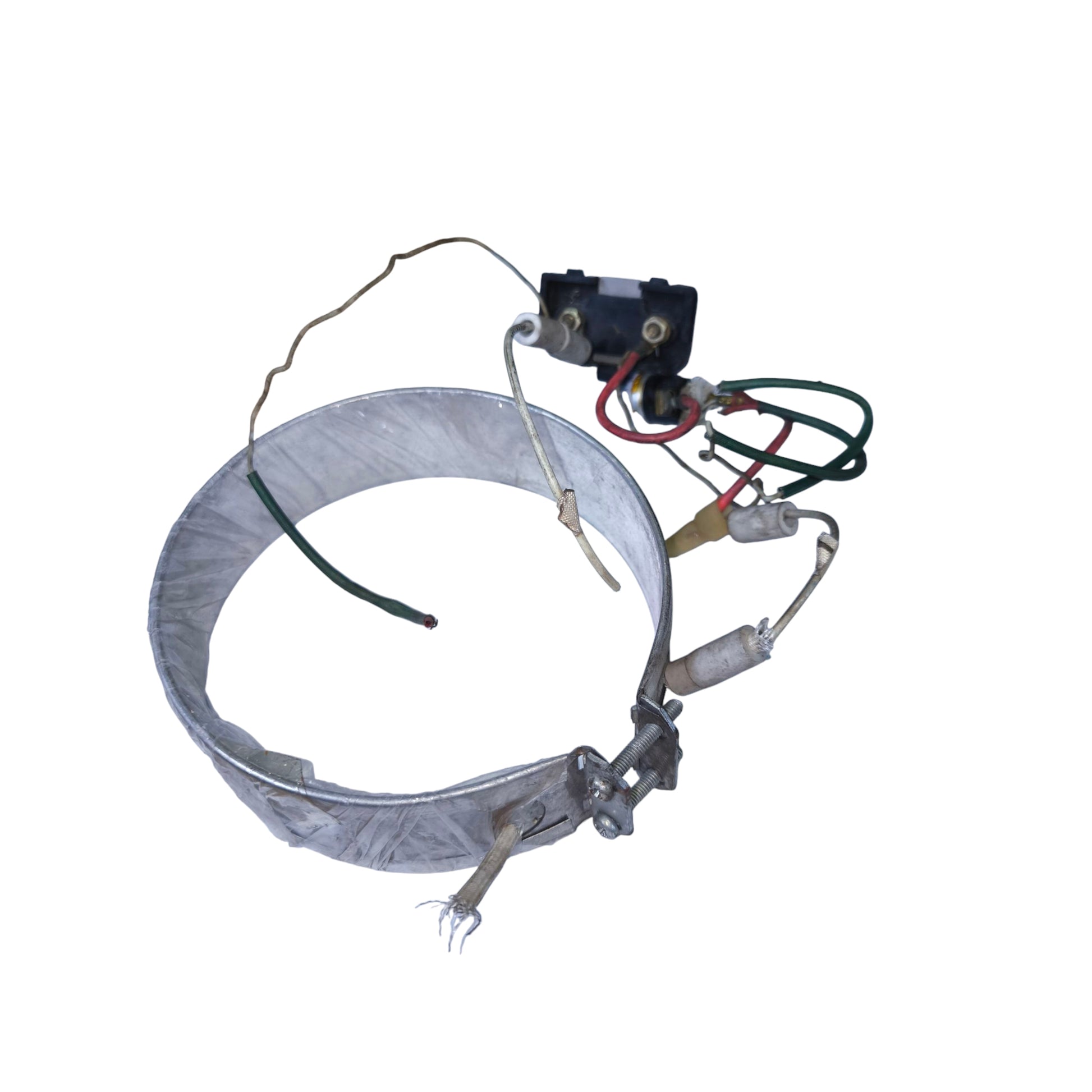 China made electric thermos heating element with wires and metal band for kitchen cooking equipment parts