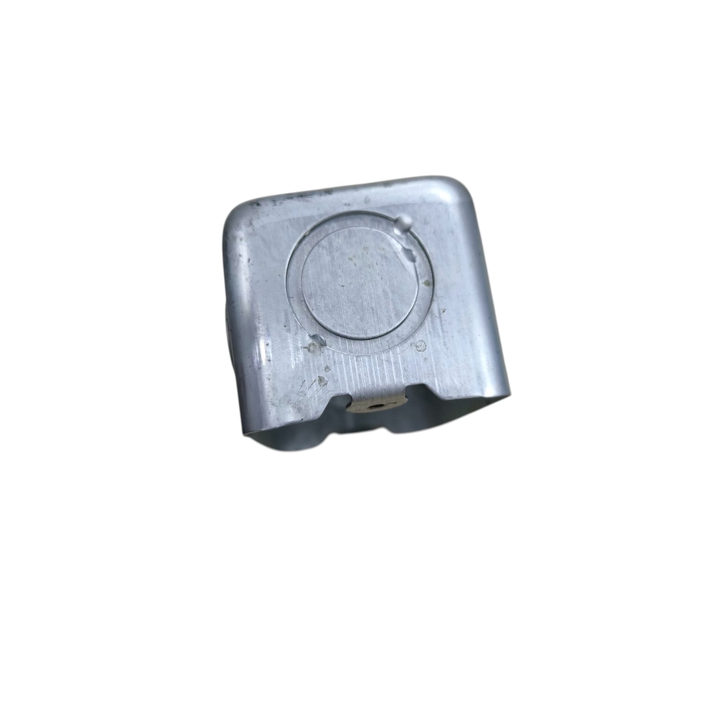 2x4 Metal Utility Box Gauge 16 galvanized electrical box with round knockout and mounting bracket