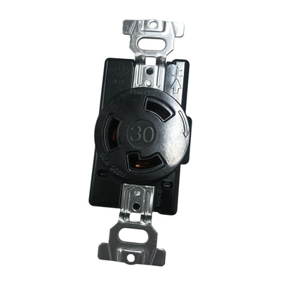Panasonic NEMA L6 250V industrial outlet 30 amp black twist lock receptacle for heavy duty power