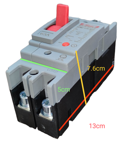 Himel Circuit Breaker with Red Toggle Switch from Electx Electrical Supply for Reliable Protection
