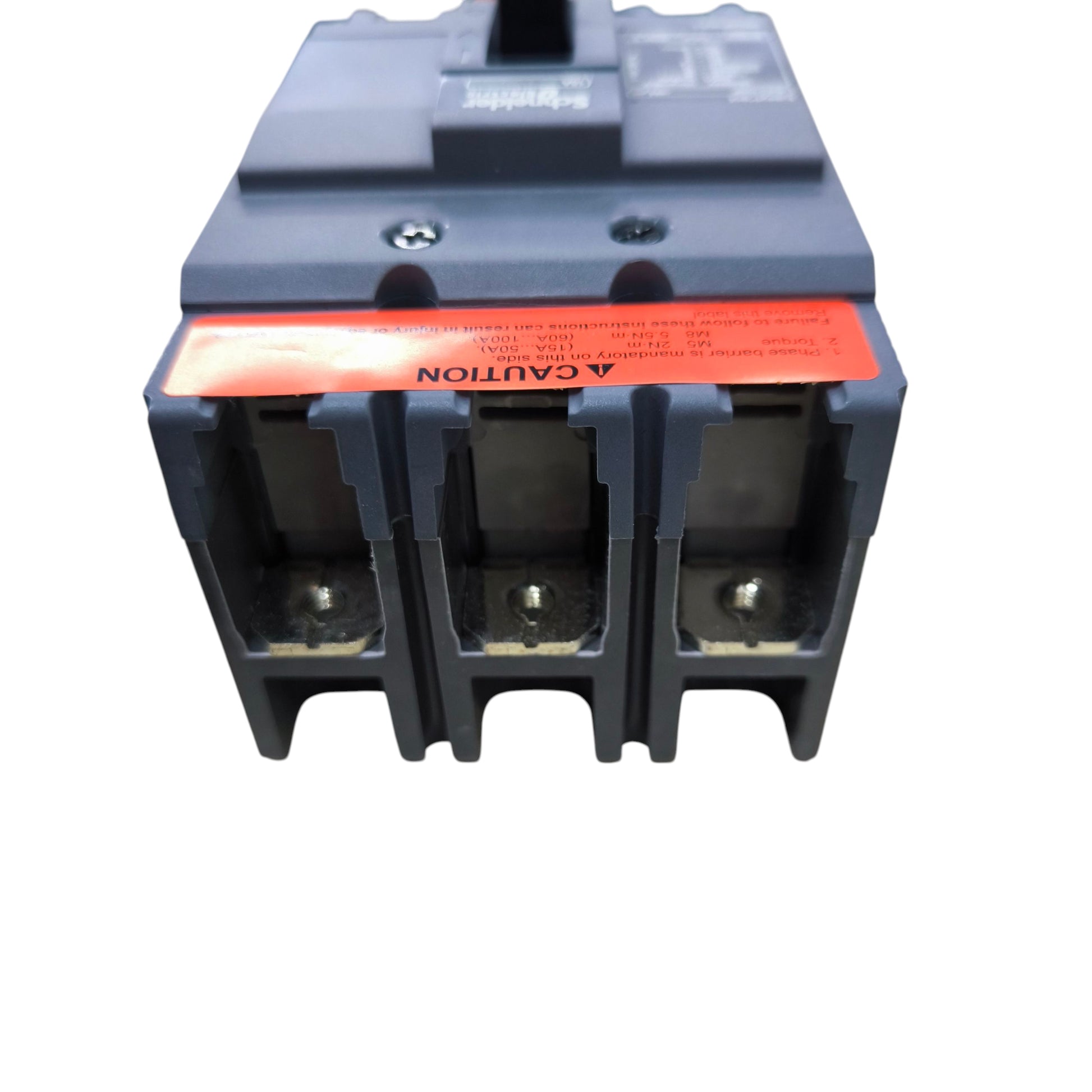 Schneider Circuit Breaker featuring three poles for reliable protection from electrical faults - electx Electrical Supply