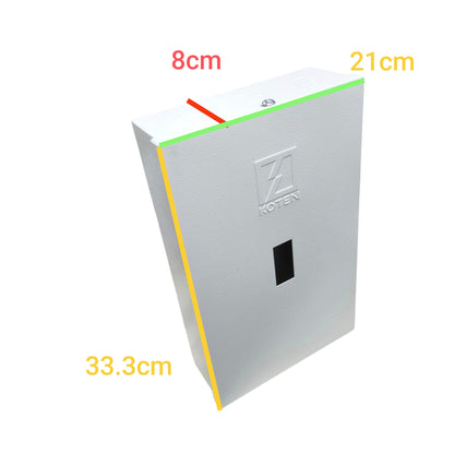 Koten Circuit Breaker for electx Electrical Supply with a compact design and dimensions of 8x21x33.3 cm.