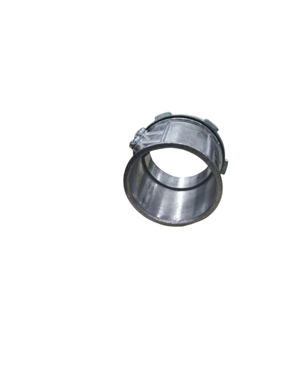 Durable EMT connector with lock nut designed for secure electrical fittings and installations