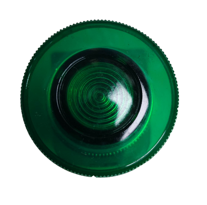 Auspicious 22mm 3A 220V emergency push button with green circular design for power switches