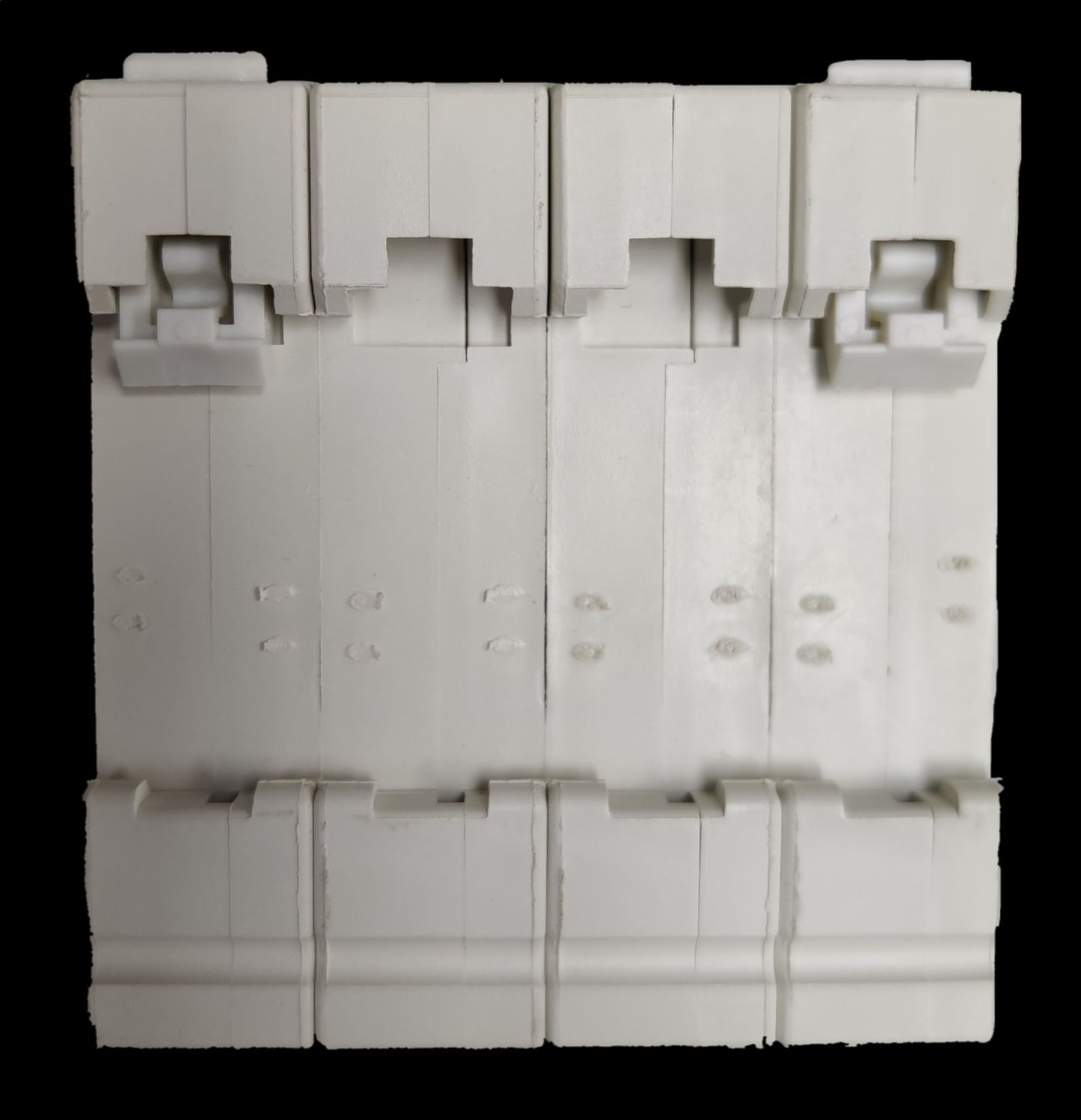 Chint 63A 2 pole circuit breaker white modular DIN rail mount for residential and commercial distribution