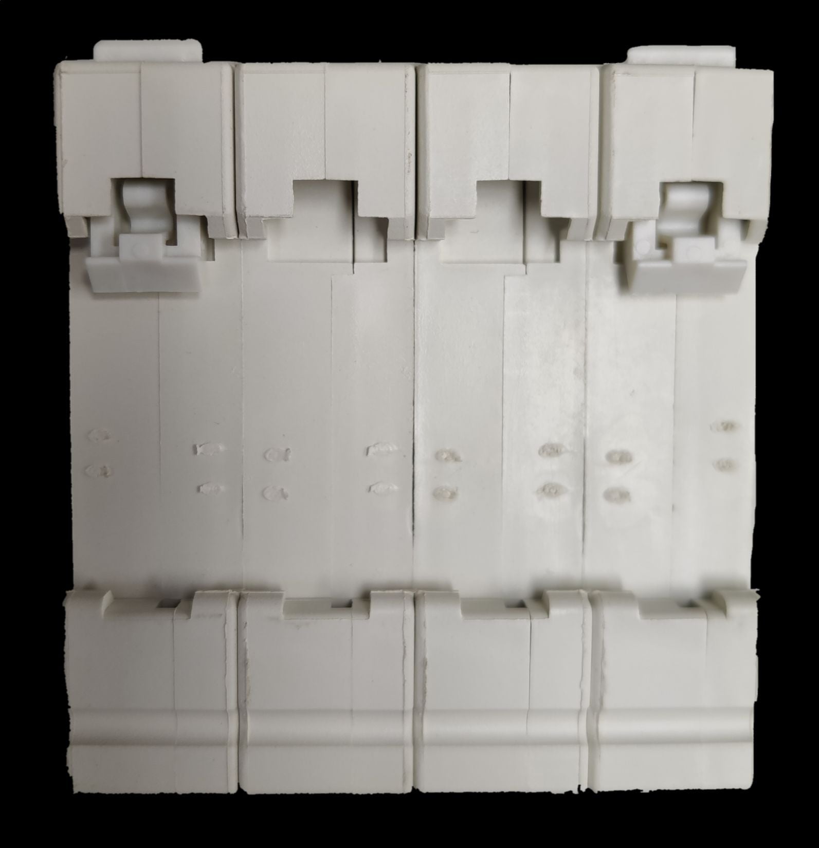 Chint 63A 2 pole circuit breaker white modular DIN rail mount for residential and commercial distribution