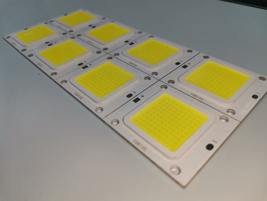 Denko energy efficient 30W LED module in a grid layout for versatile lighting applications