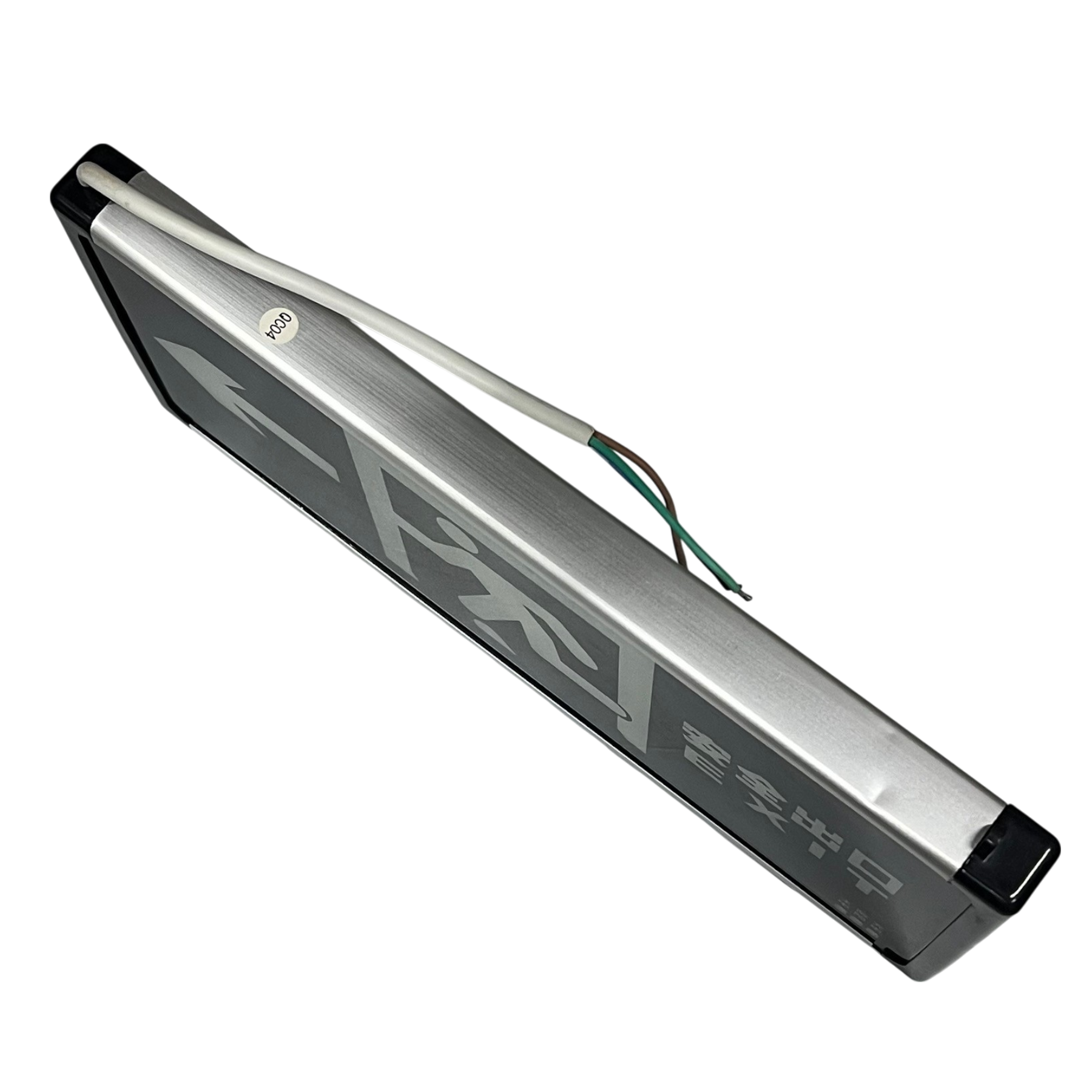 China made Exit Sign Double Face Running Man with aluminum frame and wiring for safety lighting