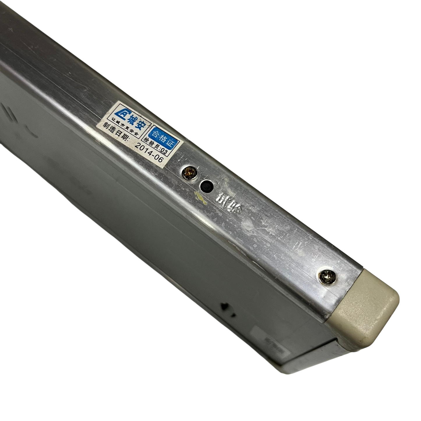 China made Exit Sign LED 3W 220V Green with metal casing and mounting features for work and safety lighting