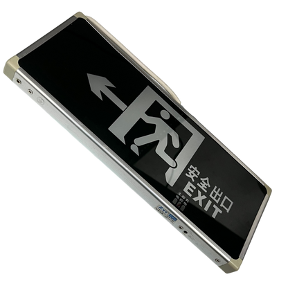 Exit Sign LED 3W 220V Green with running man and arrow safety exit indicator light