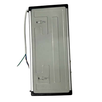 Back view of Exit Sign with Running Man 3W Green showing wiring and mounting plate from China