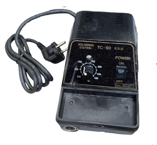 Exso Soldering Station 60W 220V with adjustable temperature dial and power switch