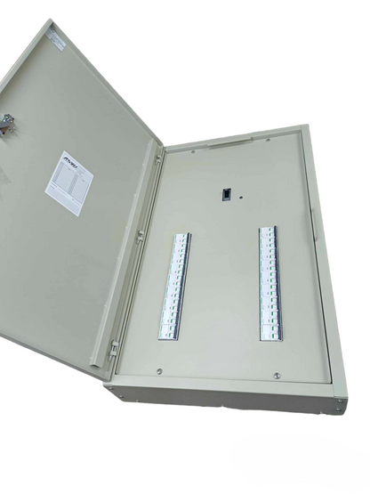 Schneider EZC250H 3 pole main breaker panel 200A 25KAIC with interior layout for easy access
