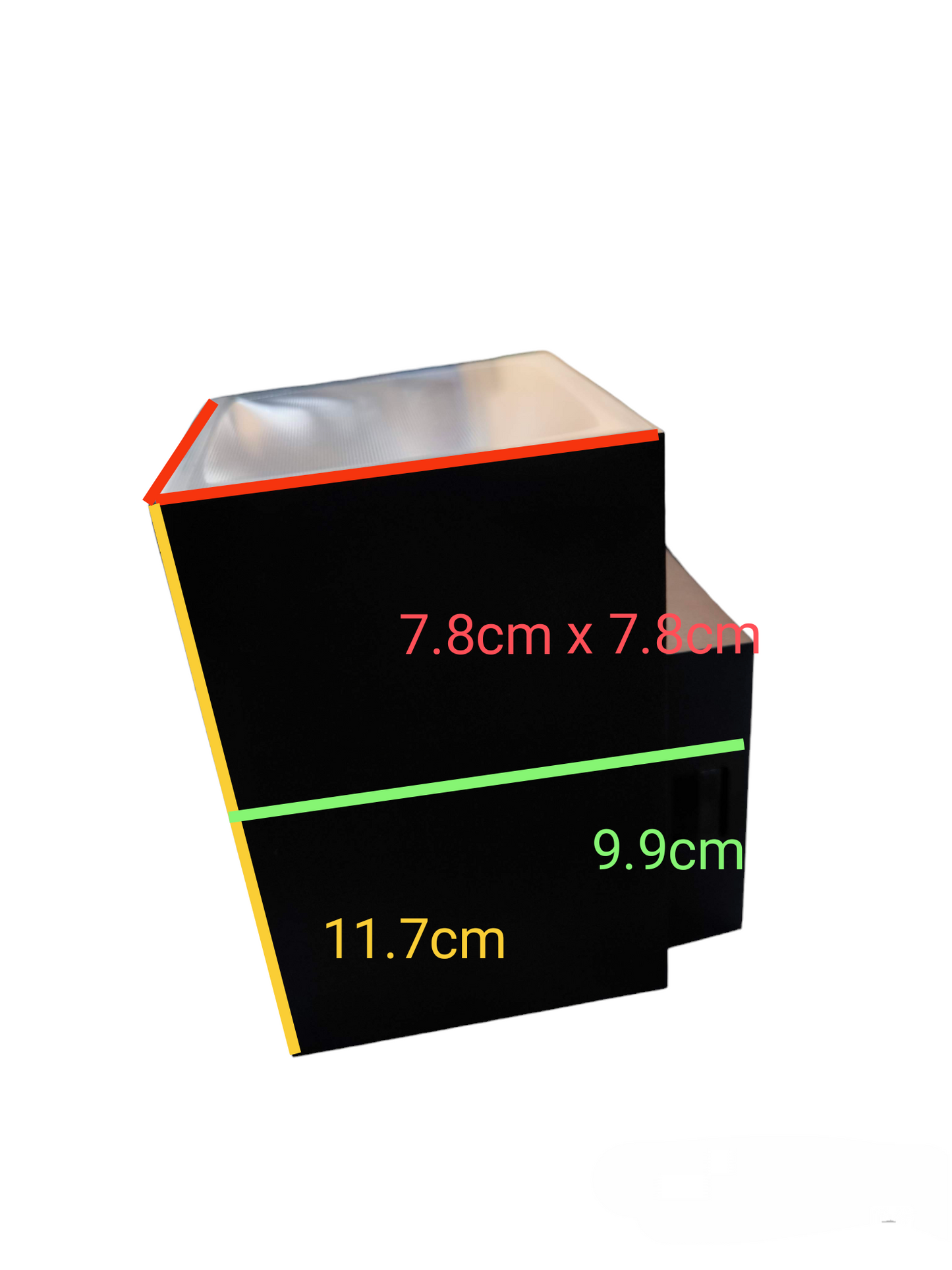 Omni LED Square Wall Light 220V Cool White 4000K LWLS-9W3C/B