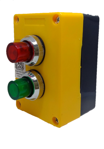 Illuminated Push Button Red and Green 220V with Surface Box