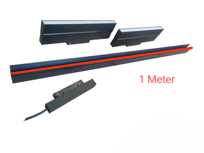 ILLUMIQ TERRA Magnetic Track Light 1 Meter 50mm with 2pcs 18W LED Foldable Flood Track Light Daylight 6500K 220V