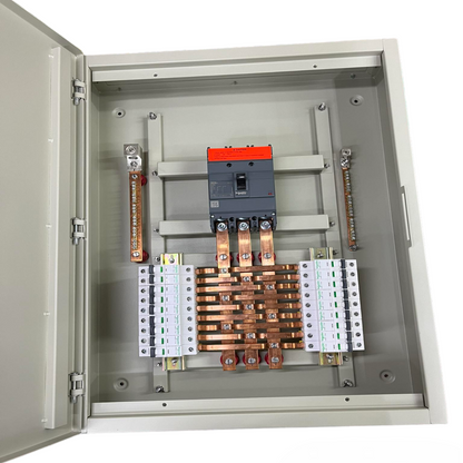 Panel Board Main EZC250H 250A 3 Pole with 18 Branches 1 Pole IC60N Schneider Breakers
