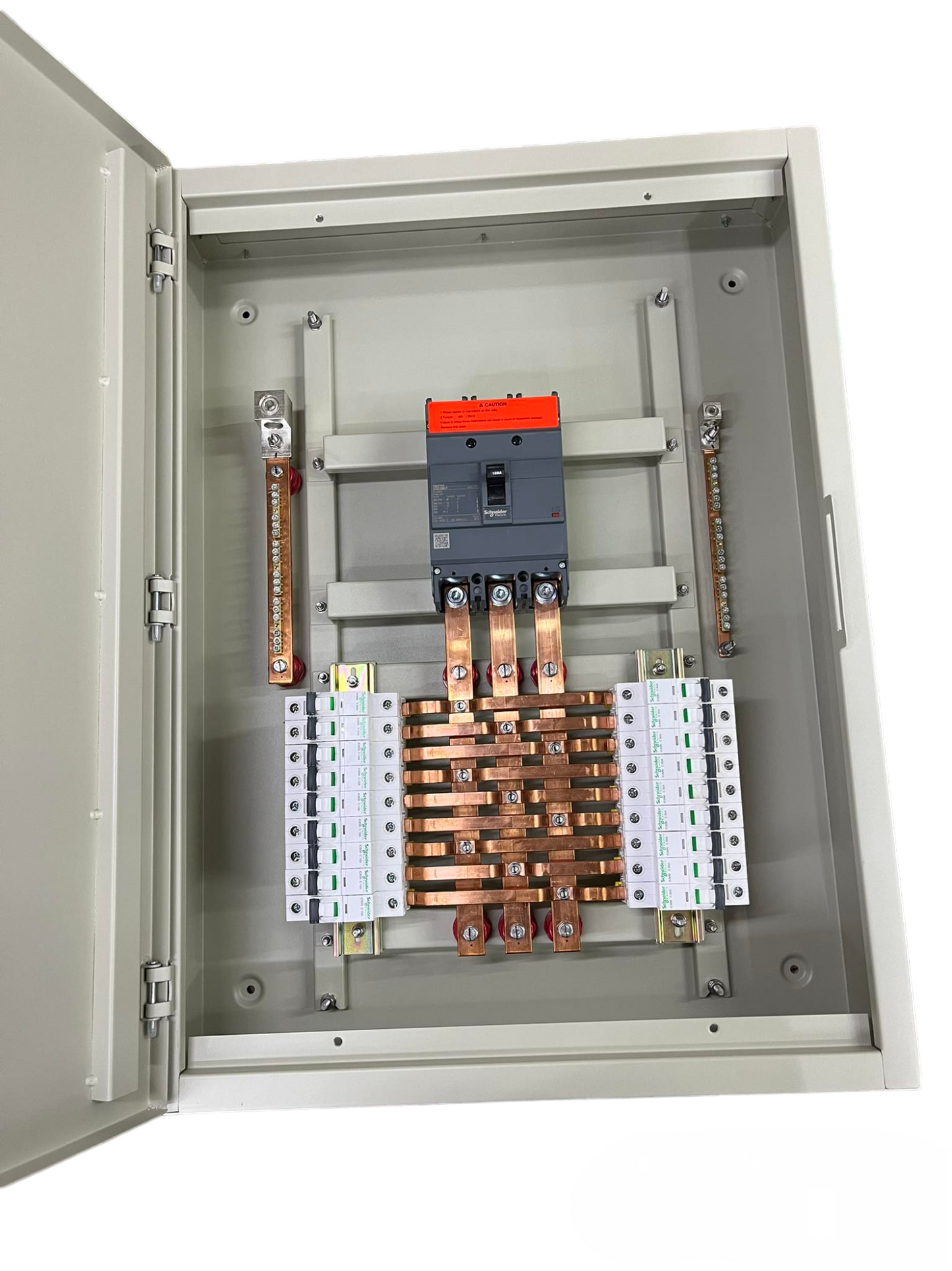 Panel Board Main EZC250F 125A 3 Pole with 18 Branches 1 Pole IC60N Schneider Breakers