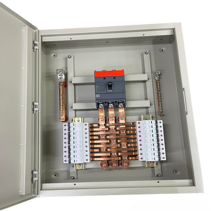 Panel Board Main EZC250H 200A 3 Pole with 18 Branches 1 Pole IC60N Schneider Breakers