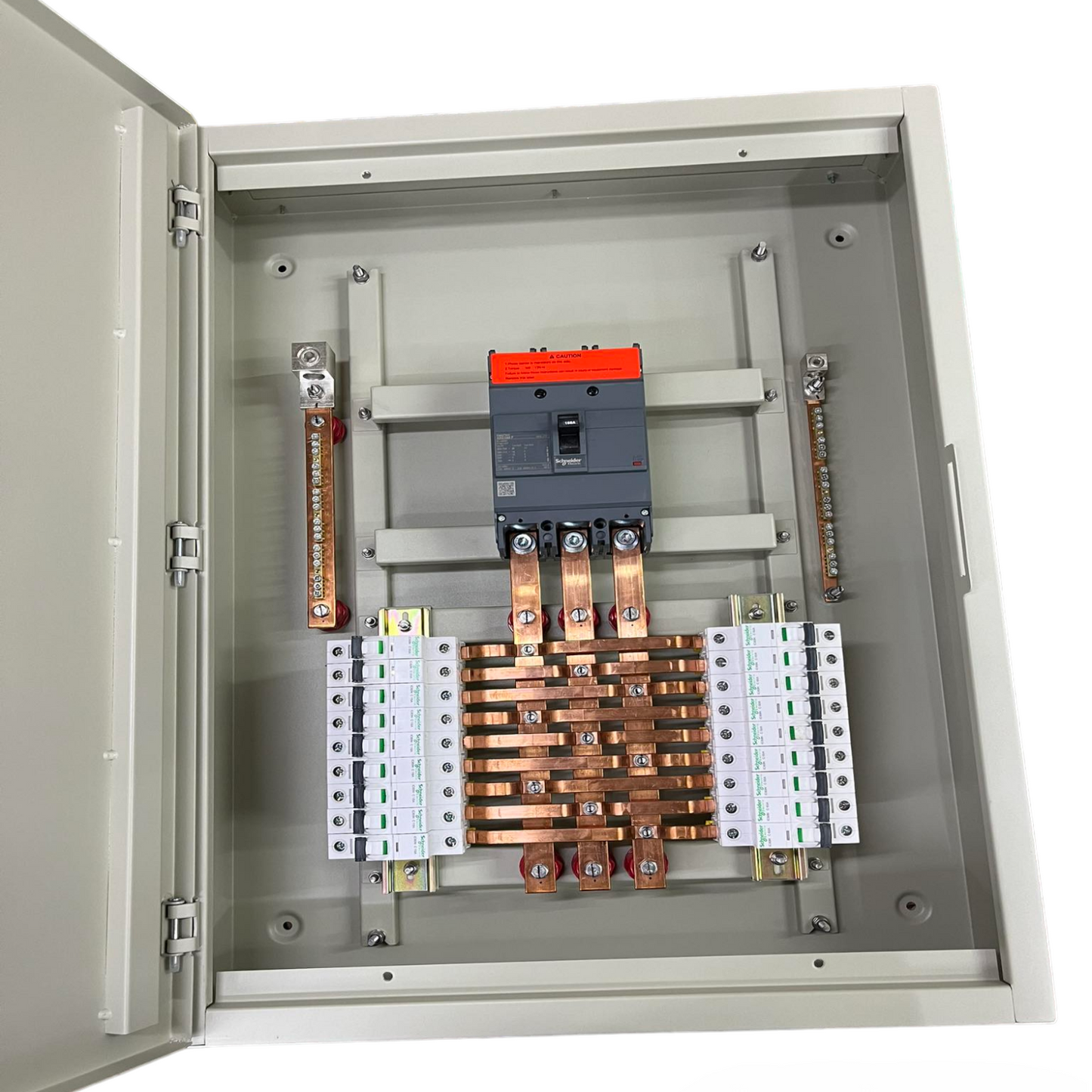 Panel Board Main EZC250F 225A 3 Pole with 18 Branches 1 Pole IC60N Schneider Breakers
