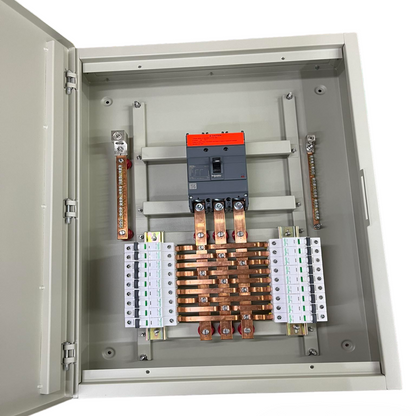 Panel Board Main EZC250F 225A 3 Pole with 18 Branches 1 Pole IC60N Schneider Breakers
