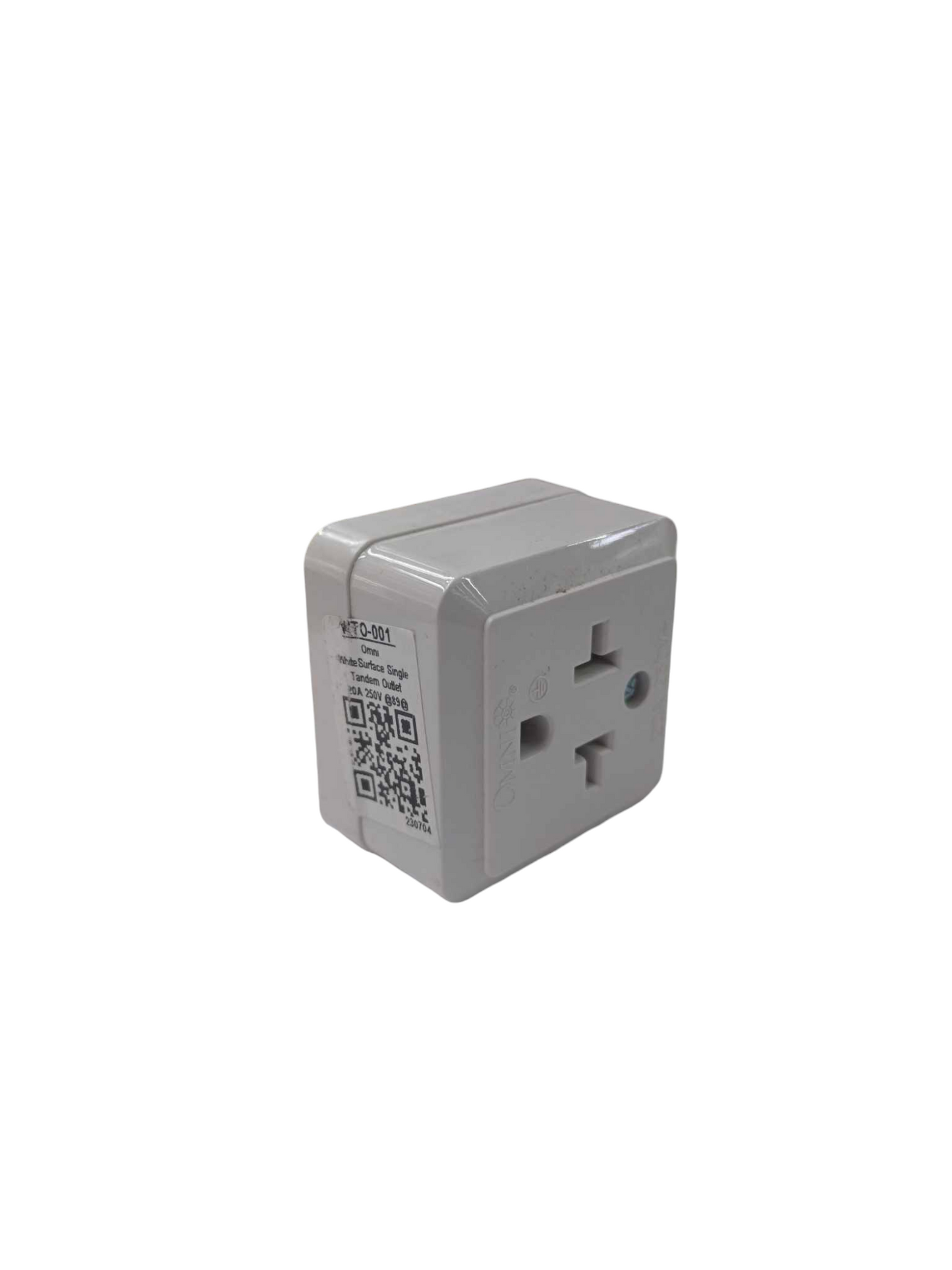 Omni Tandem Outlet Surface Type Single 20A 220V WTO-001