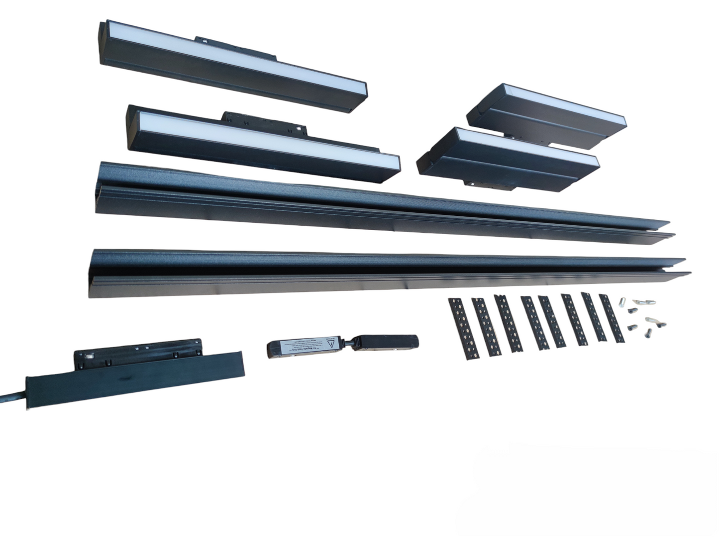 Magnetic Track Light 2 Meters 50mm with 4pcs 18W LED Foldable Flood Track Light 220V Daylight 6500K ( ILLUMIQ TERRA)