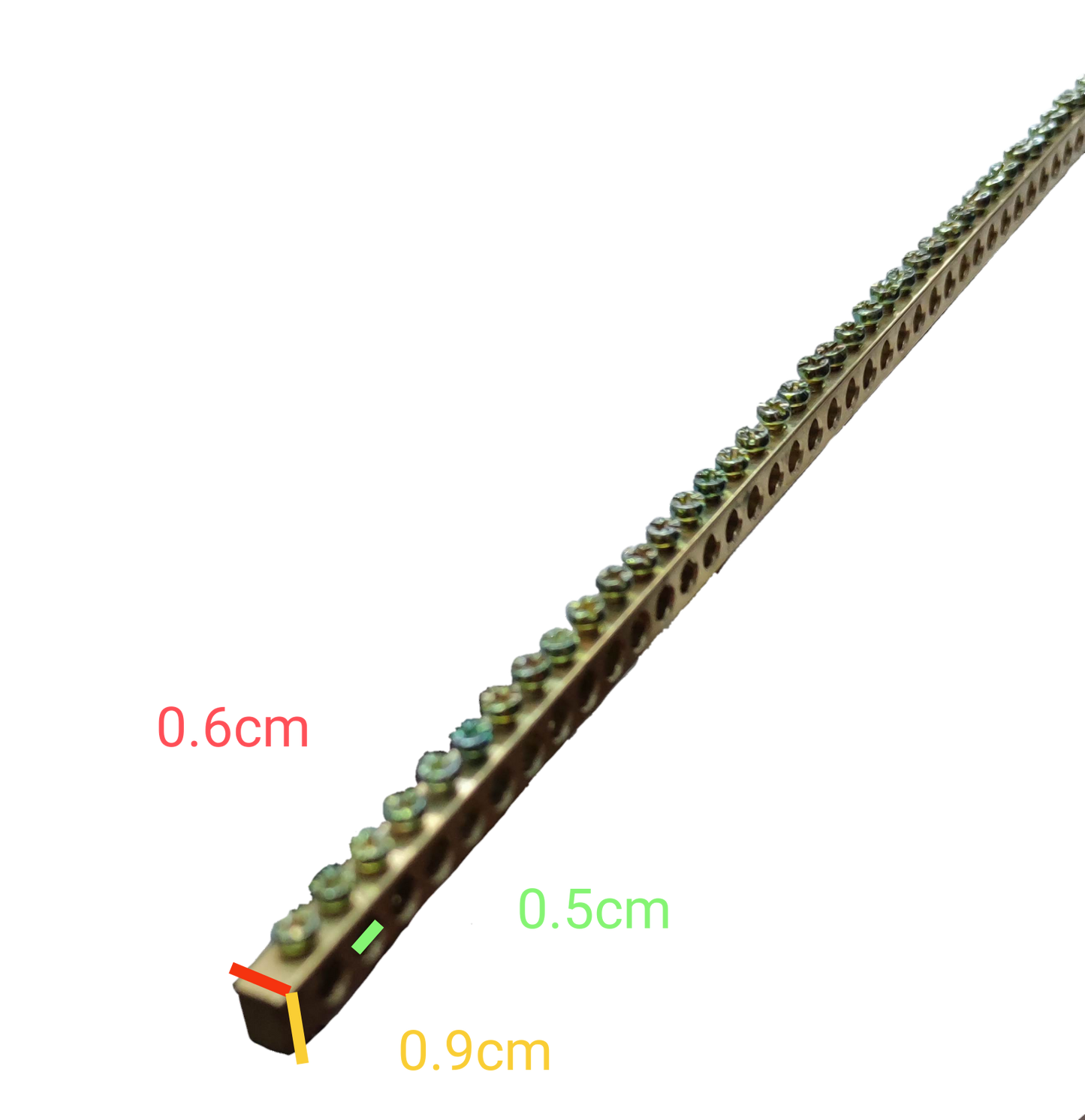 Grounding Terminal 133 holes 5mm , Copper Terminal Block 133 Holes 5mm