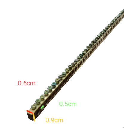 Grounding Terminal 133 holes 5mm , Copper Terminal Block 133 Holes 5mm