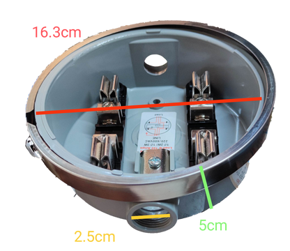 Cirtech Round Meter Base 1 Inch Hub Electrical Meter Base, KWH Meter base